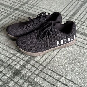 NOBULL Black Athletic Training Shoes with Gray Sole